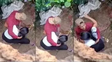 Ngintip pasangan muda ngewe di teras rumah